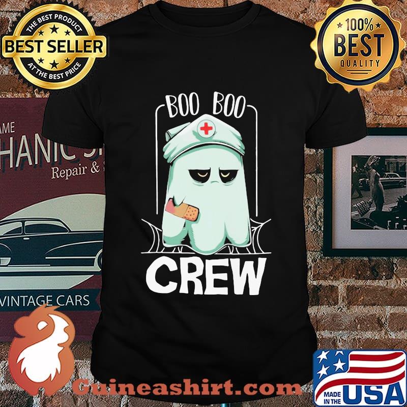 Nurse ghost boo boo crew shirt