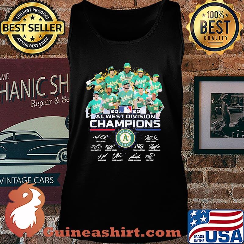 Oakland athletics al west division champions 2020 signatures s Tank top