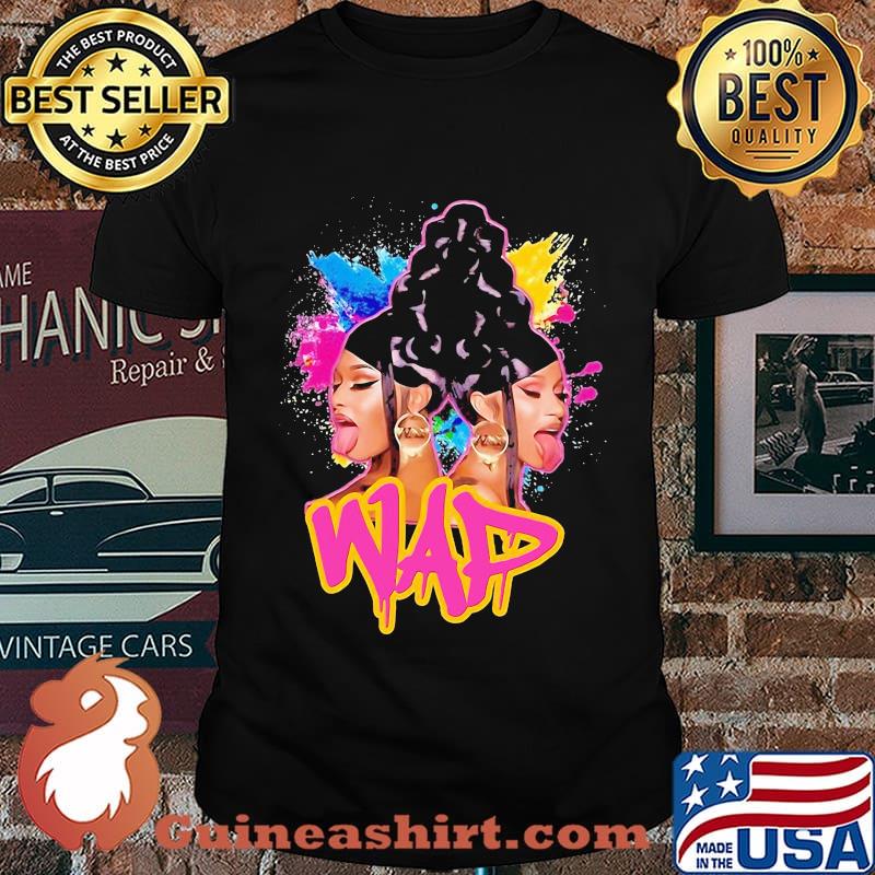 Official cardi b wap shirt