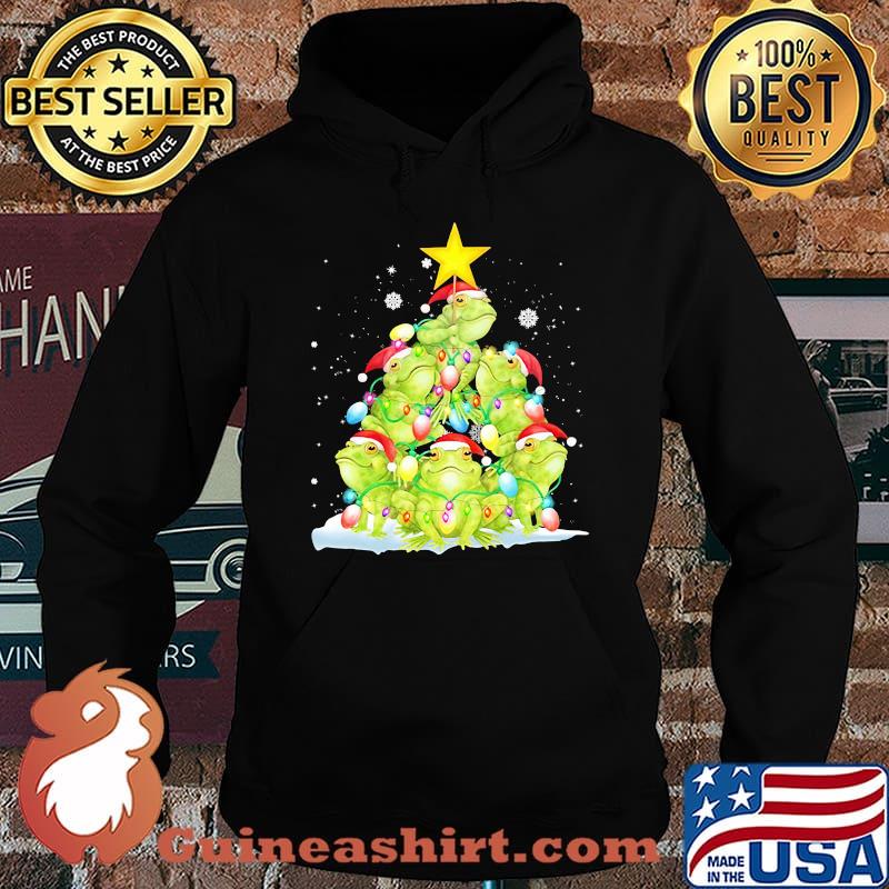 Official Frog Christmas Pine Tree s Hoodie