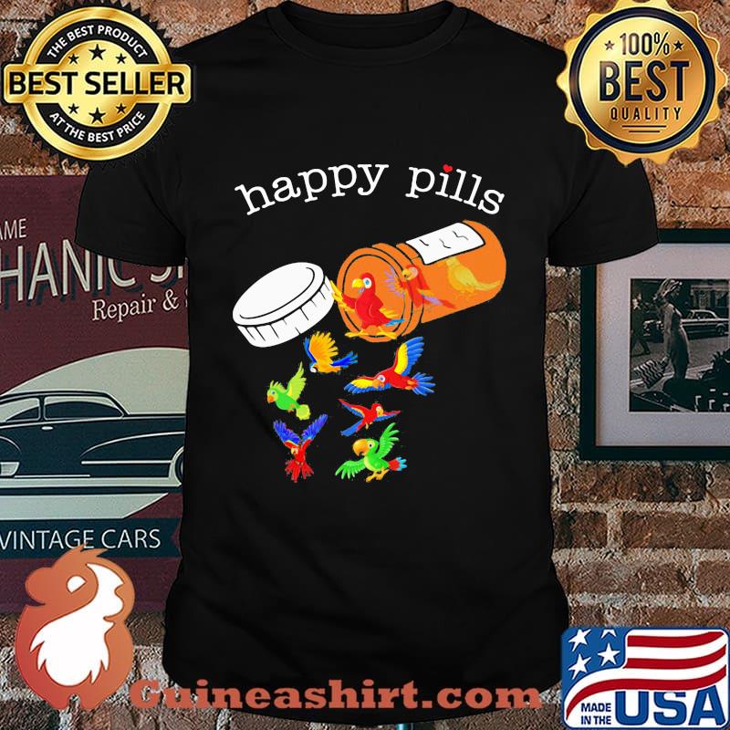 Official Happy Pills Parrots Shirt