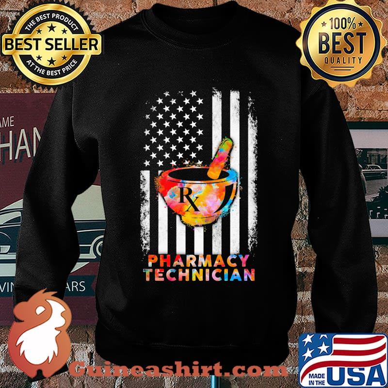 Official Pharmacy Technician American Flag Independence Day Shirt Sweater