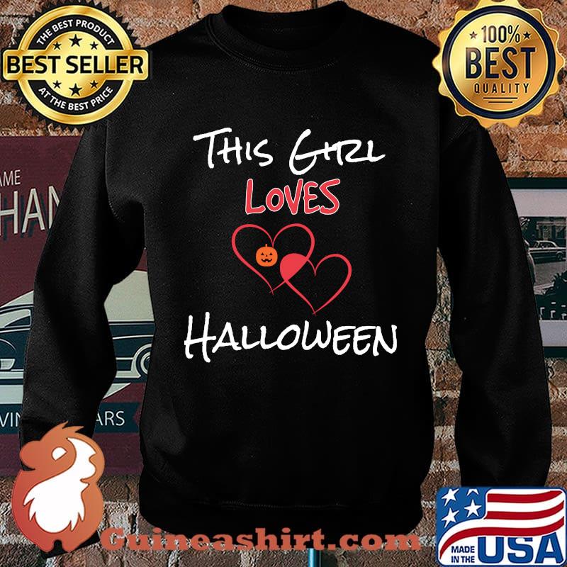 Official This Girl Loves Halloween Shirt Sweater