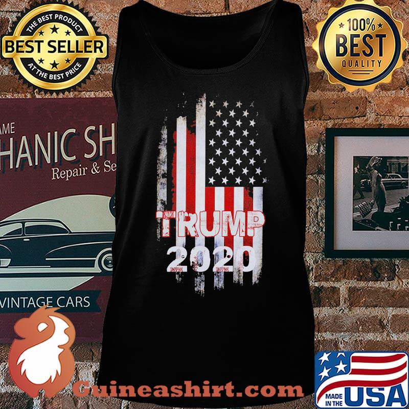 Official Trump 2020 American Flag Independence Day Shirt Tank top