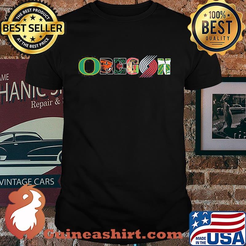 Oregon portland trail blazers logo shirt