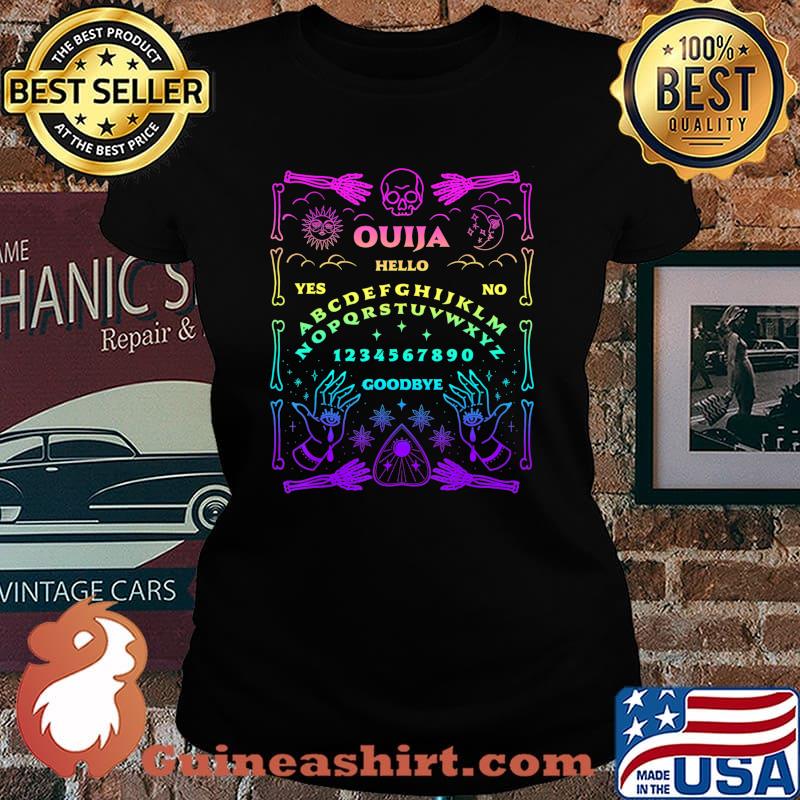 Ouija Board Pastel Goth Witchcraft Witch Wicca Tarot Spirit T-Shirt Laides tee