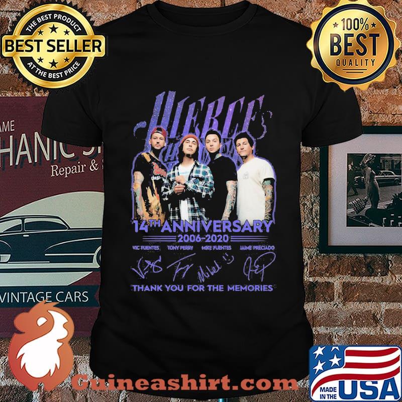 Pierce the veil 14th anniversary 2006 2020 thank for the memories signatures shirt