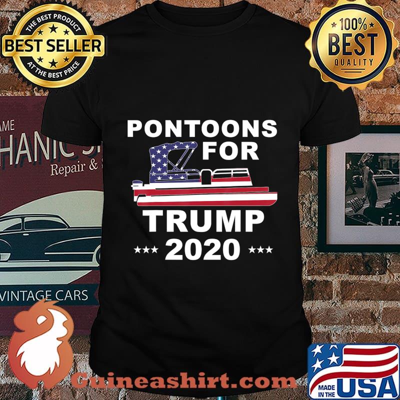 Pontoons For Trump 2020 Pontoon Boat Owner support for Trump T-Shirt