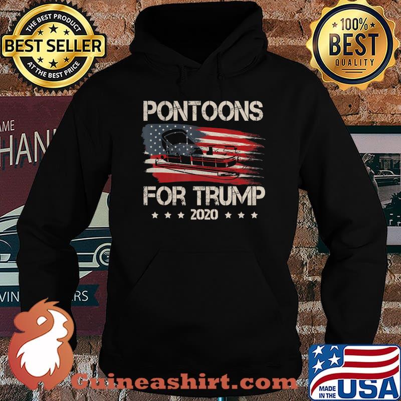 Pontoons For Trump 2020 Shirt Pontoon Boat Owner T-Shirt Hoodie