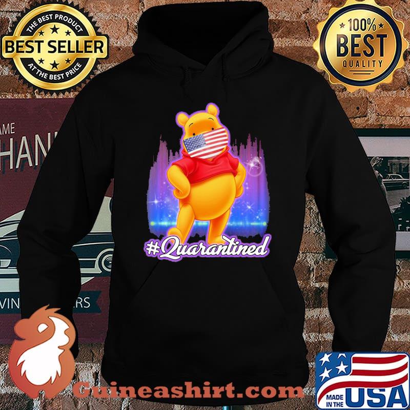 Pooh mask american flag quarantined s Hoodie