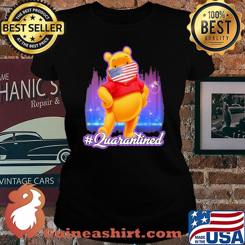 Pooh mask american flag quarantined s Laides tee