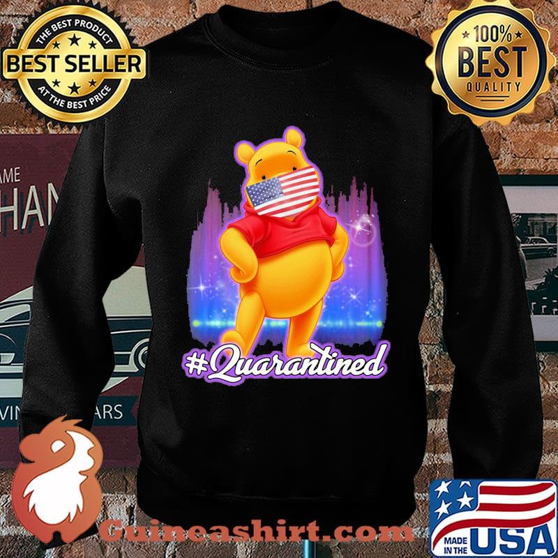 Pooh mask american flag quarantined s Sweater