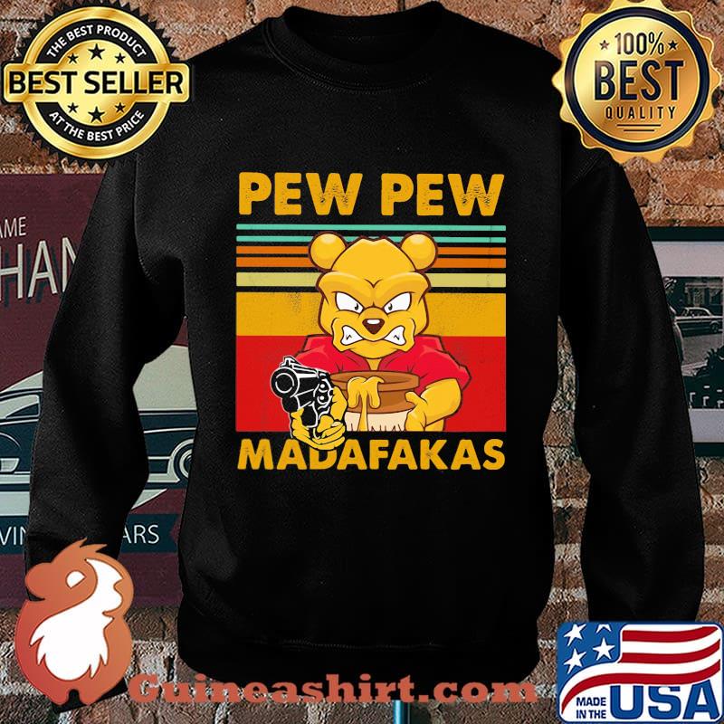 Pooh pew pew madafakas vintage retro s Sweater
