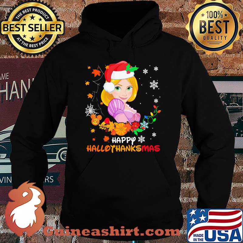 Rapunzel happy hallothanksmas halloween thanksgiving christmas s Hoodie