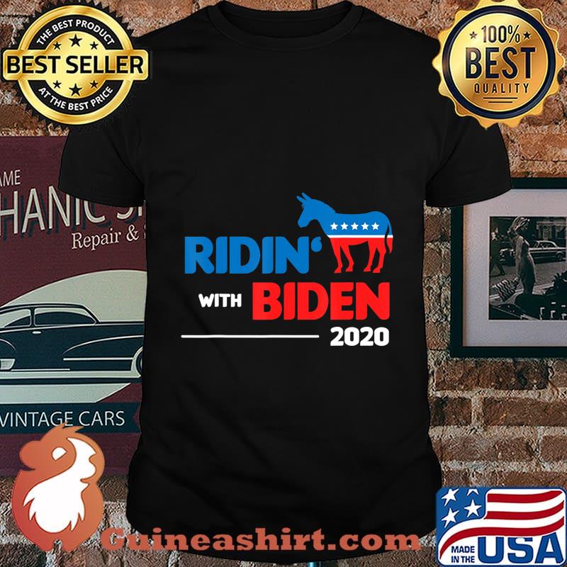 Ridin With Biden USA President Voting 2020 Joe Biden Gift T-Shirt