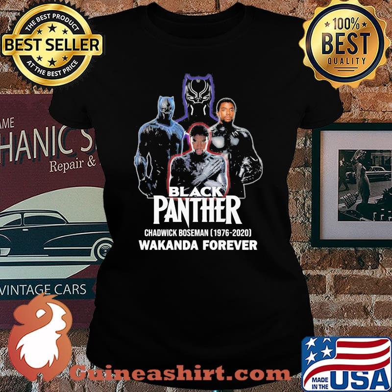 Rip black panther chadwick 1976 2020 wakanda forever s Laides tee