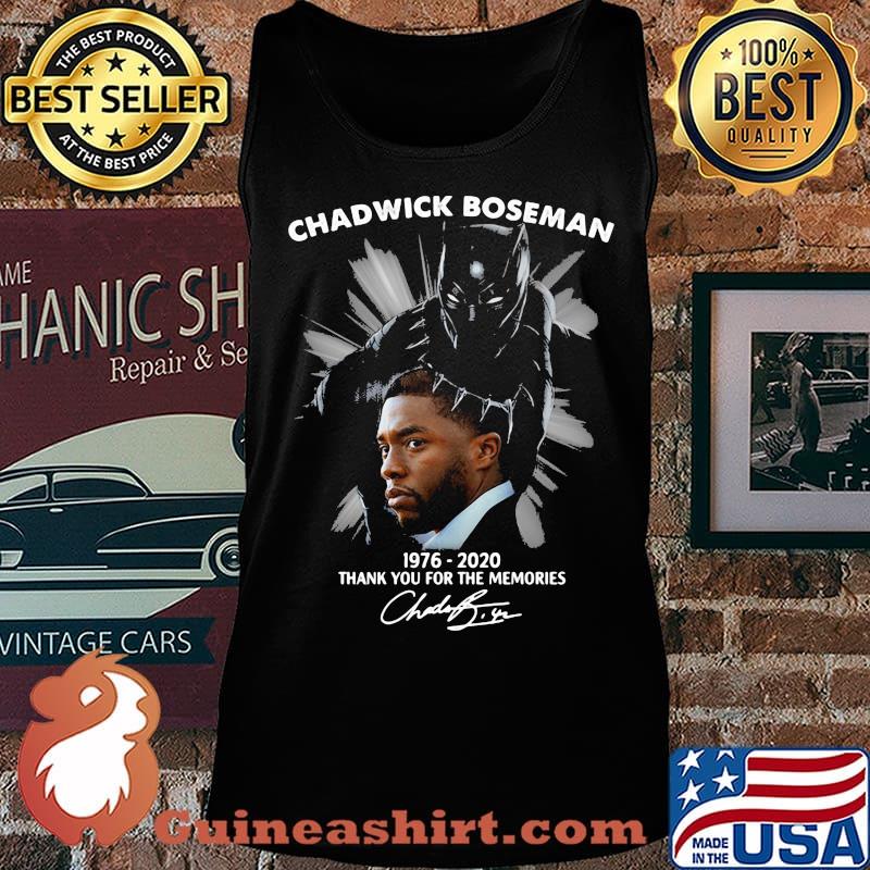 Rip chadwick 1976 2020 thank you for the memories signature s Tank top