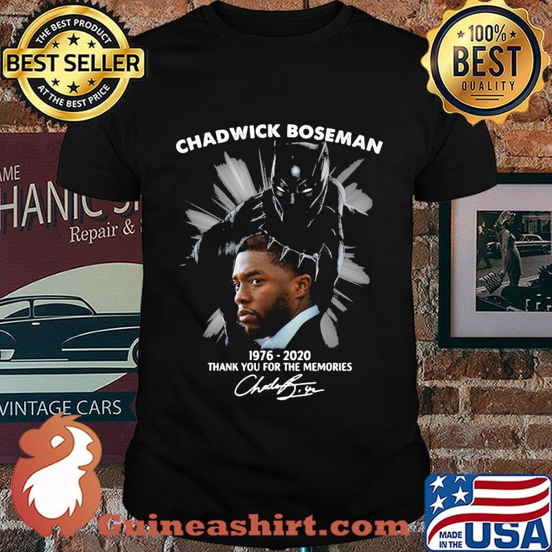 Rip chadwick 1976 2020 thank you for the memories signature shirt
