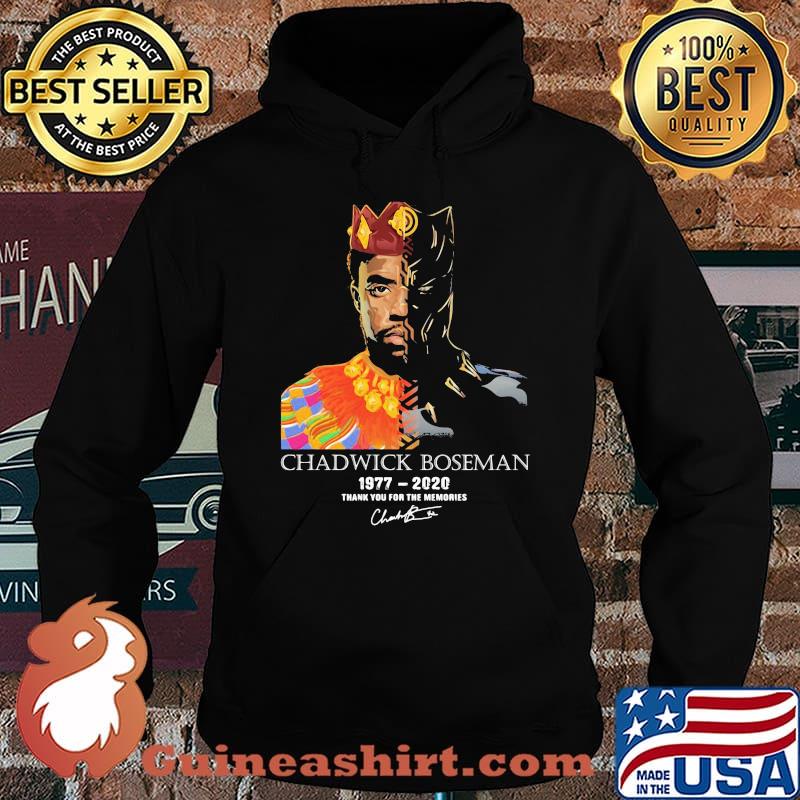 Rip chadwick black panther 1977 2020 thank you for the memories signature art s Hoodie