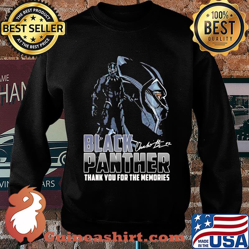 Rip chadwick black panther thank you for the memories signature s Sweater
