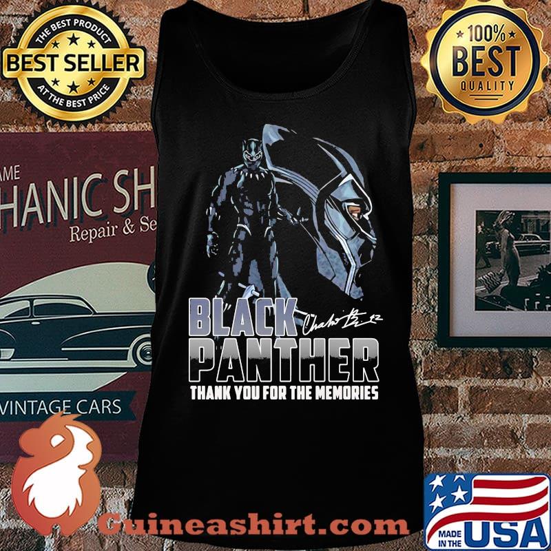 Rip chadwick black panther thank you for the memories signature s Tank top