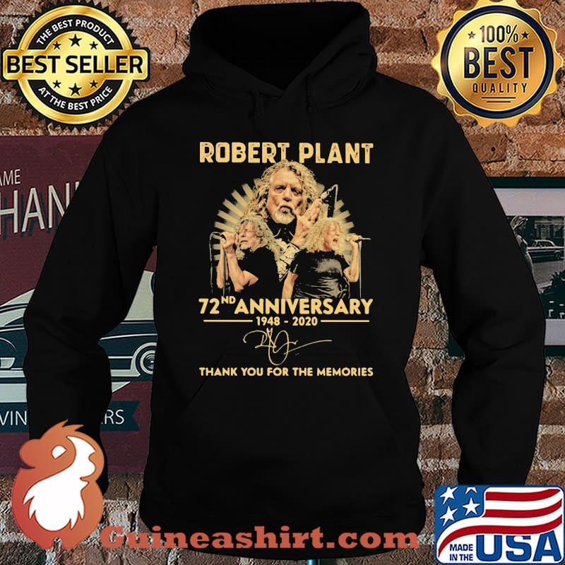 Robert plant 72nd anniversary 1948 2020 thank you for the memories signature s Hoodie