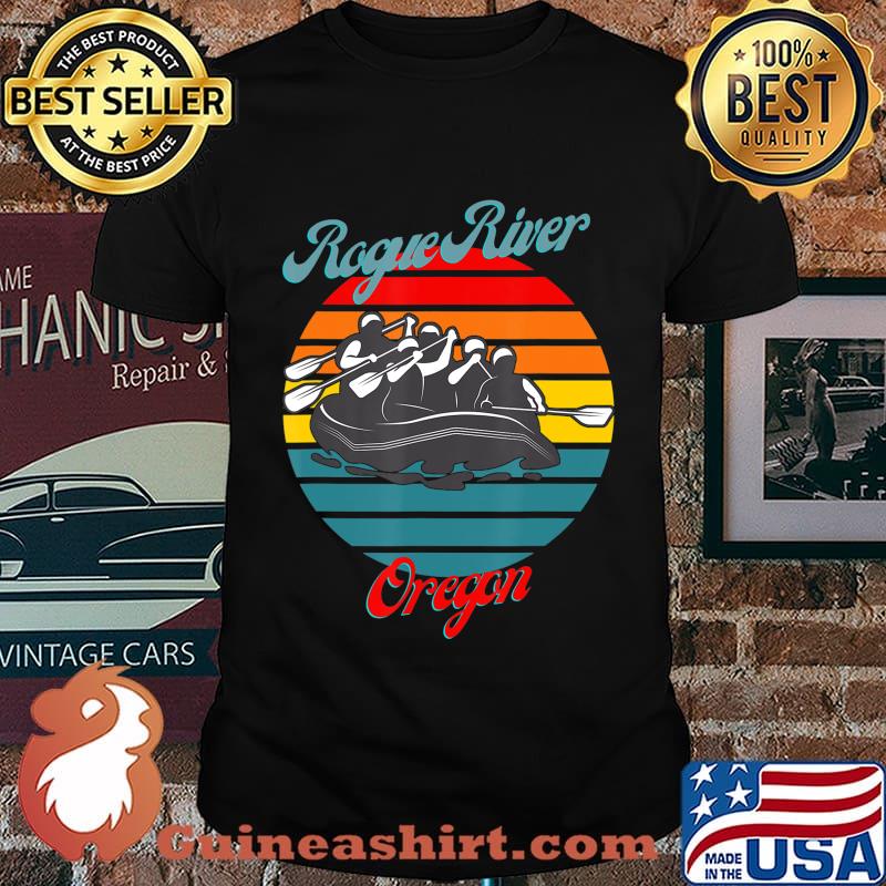 Rogue River Oregon White Water Rafting Canoeing T-Shirt
