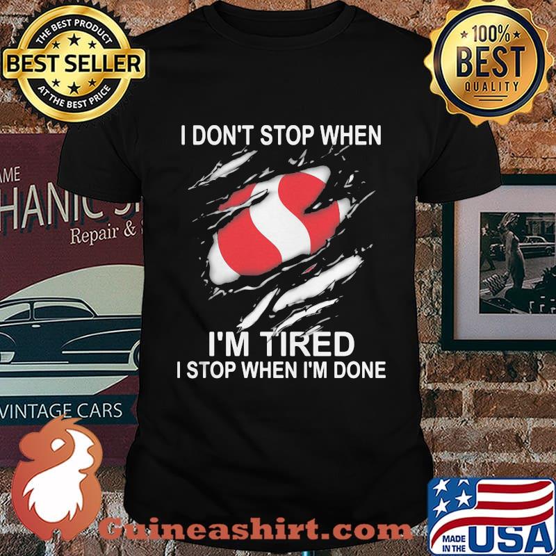 Safeway i don't stop when i'm tired stop when i'm done shirt