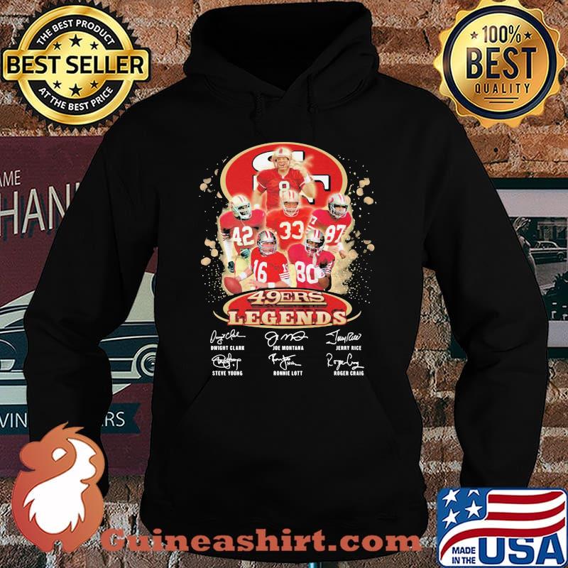 San francisco 49ers legends signatures s Hoodie