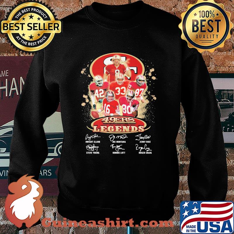 San francisco 49ers legends signatures s Sweater