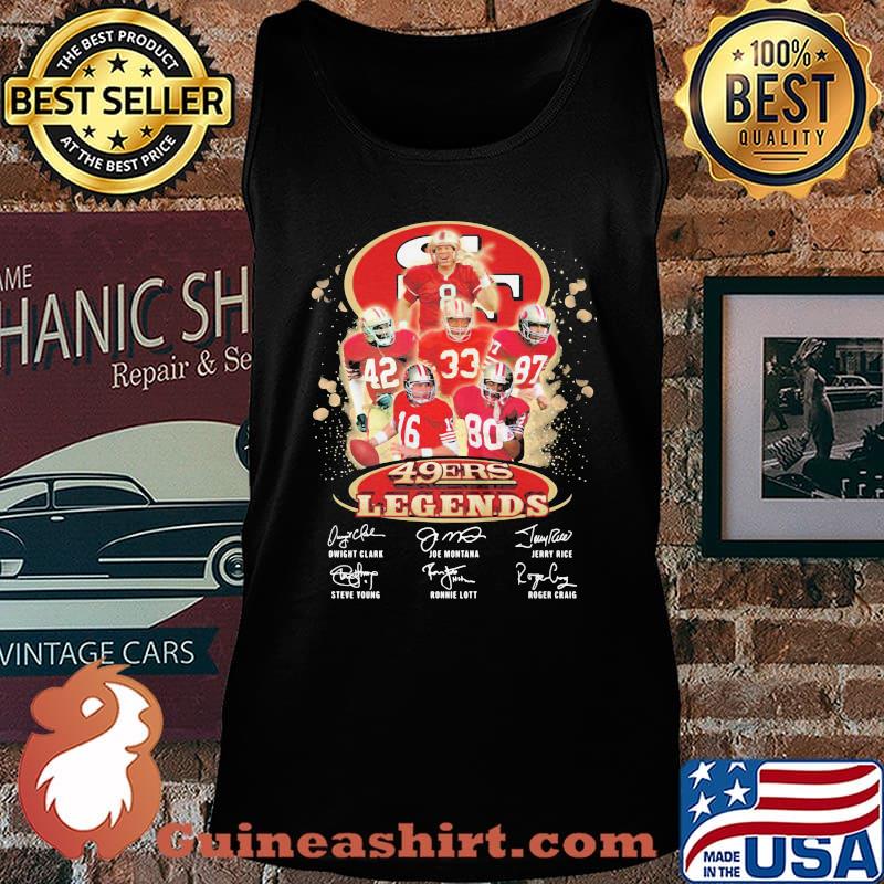 San francisco 49ers legends signatures s Tank top