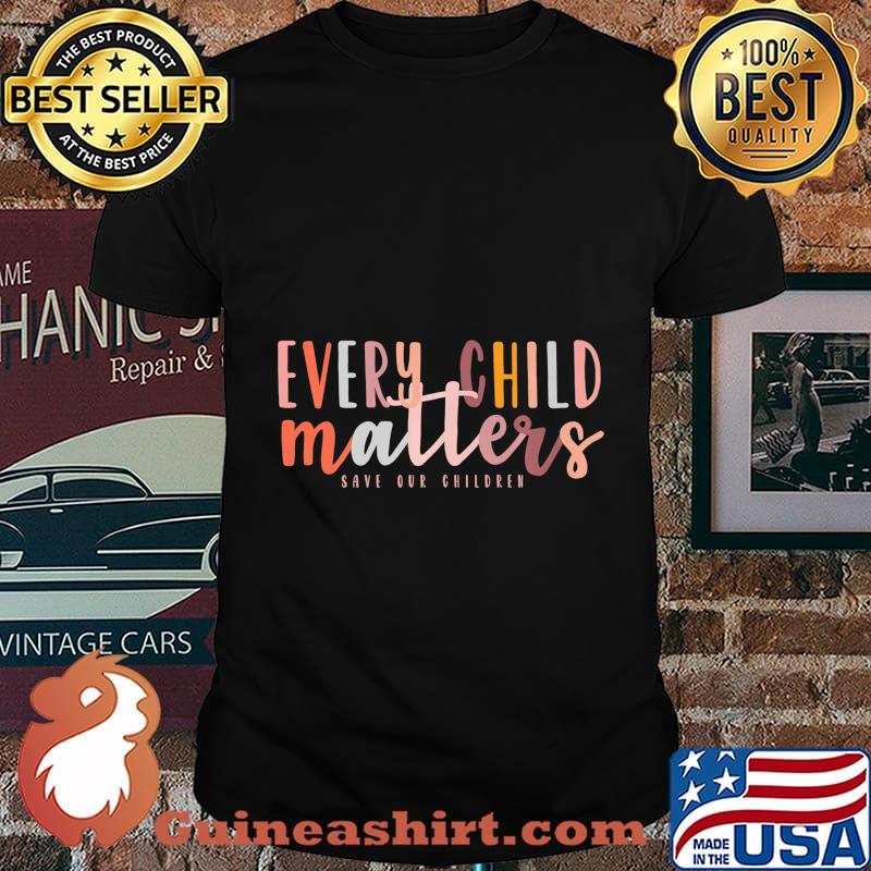 Save Our Children Every Child Matters Trafficking Awareness Premium T-Shirt