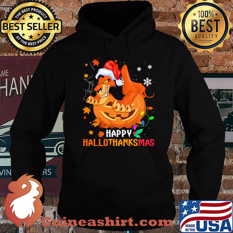 Scar happy hallothanksmas halloween thanksgiving christmas s Hoodie
