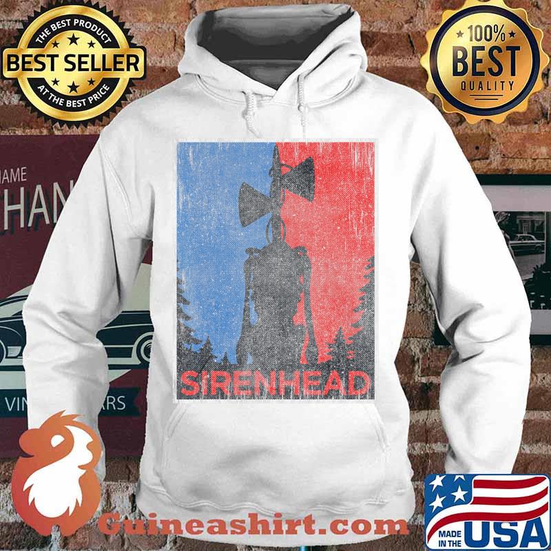 Scary Siren Head creature vintage meme character gifts T-Shirt Hoodie