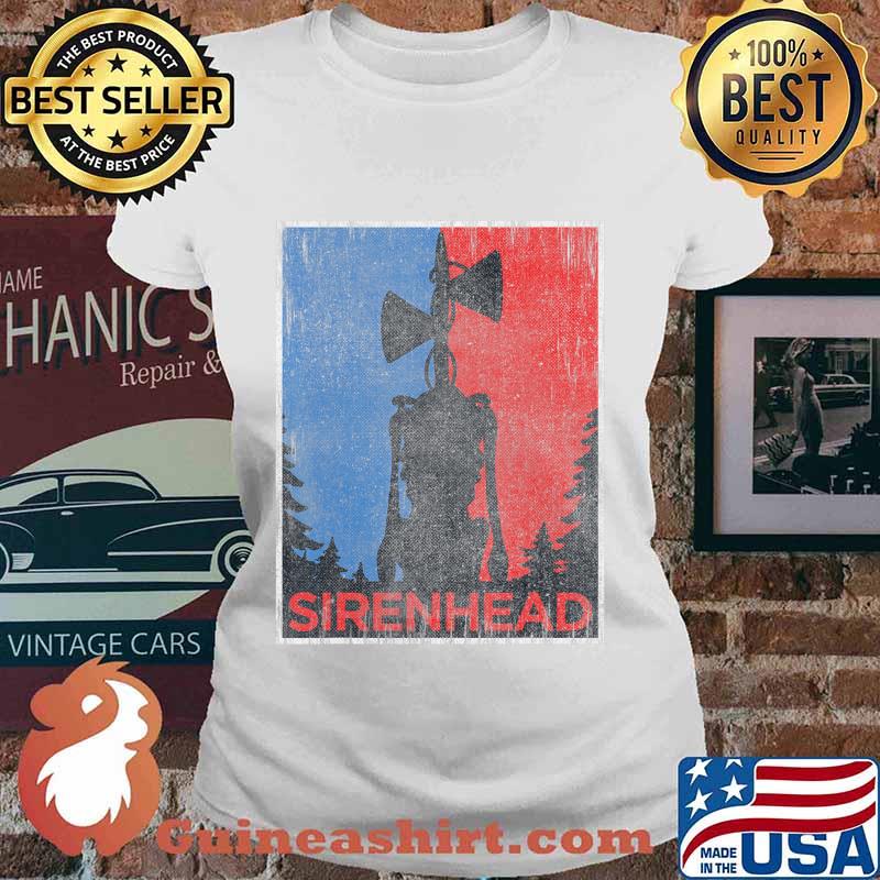 Scary Siren Head creature vintage meme character gifts T-Shirt Ladies tee