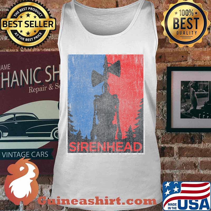 Scary Siren Head creature vintage meme character gifts T-Shirt Tank top