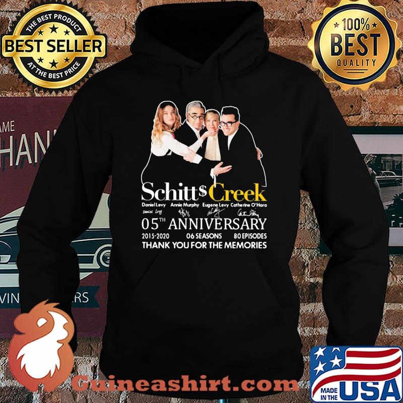 Schitts creek 05th anniversary 20152020 thank for the memories signatures s Hoodie