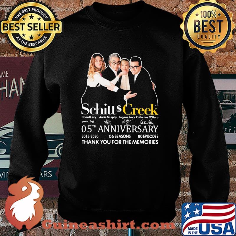 Schitts creek 05th anniversary 20152020 thank for the memories signatures s Sweater