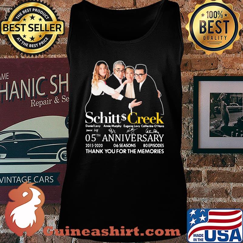 Schitts creek 05th anniversary 20152020 thank for the memories signatures s Tank top