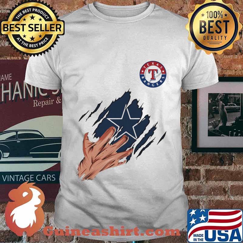 Scratch texas rangers baseball logo shirt