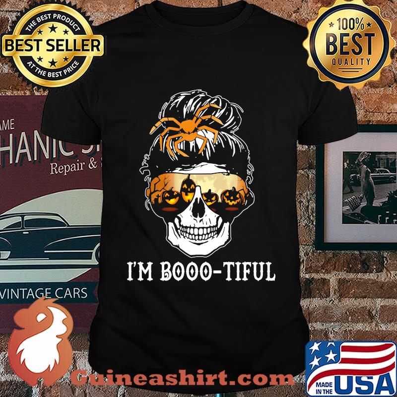 Skull I'm Booo-tiful Halloween shirt