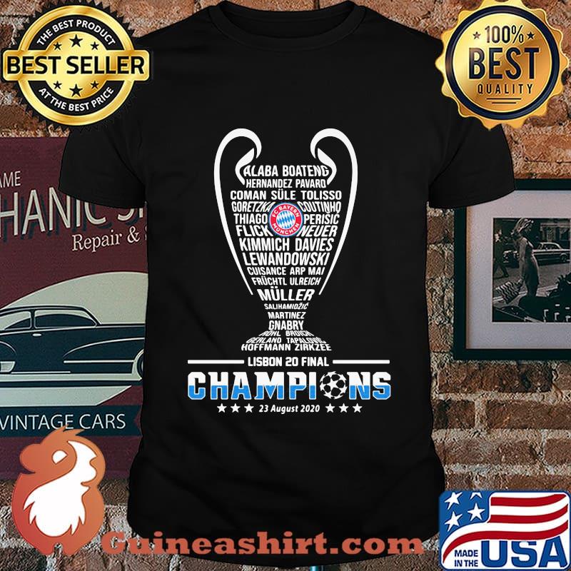 Soccer fc bayern munchen lisbon 20 final champions stars shirt
