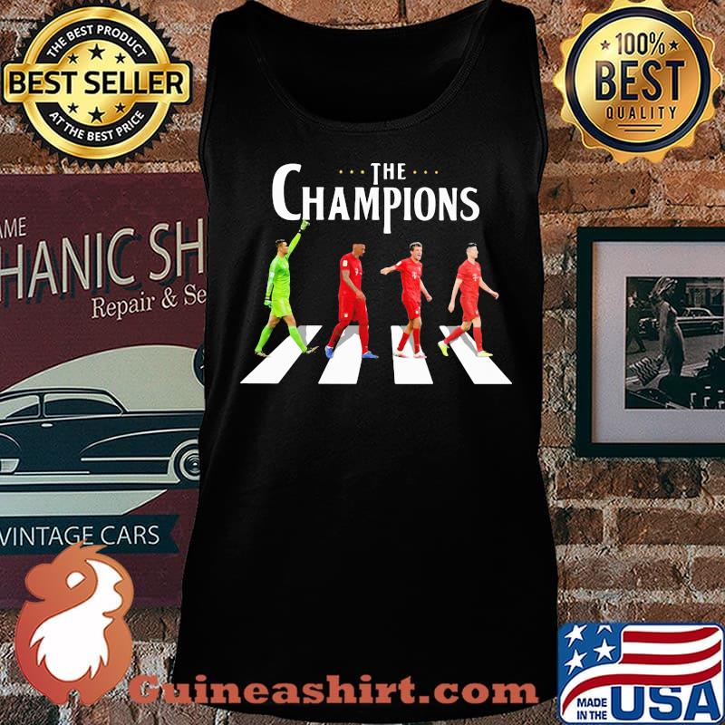 Soccer the champions crossing the line s Tank top
