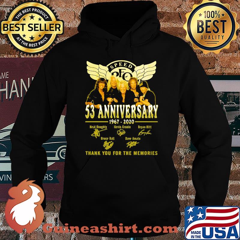 Speed wagon 53 anniversary 1976 2020 thank you for the memories signatures s Hoodie