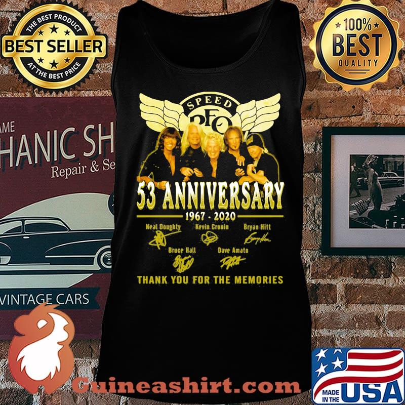 Speed wagon 53 anniversary 1976 2020 thank you for the memories signatures s Tank top