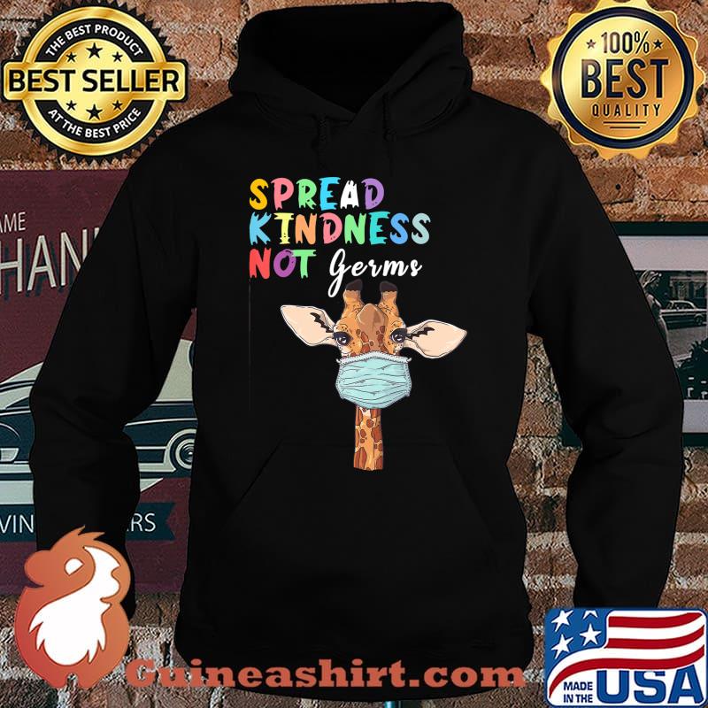 Spread Kindness Not Germs Funny Cute Giraffe Lover Animal T-Shirt Hoodie