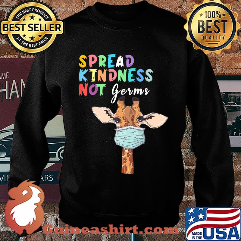 Spread Kindness Not Germs Funny Cute Giraffe Lover Animal T-Shirt Sweater