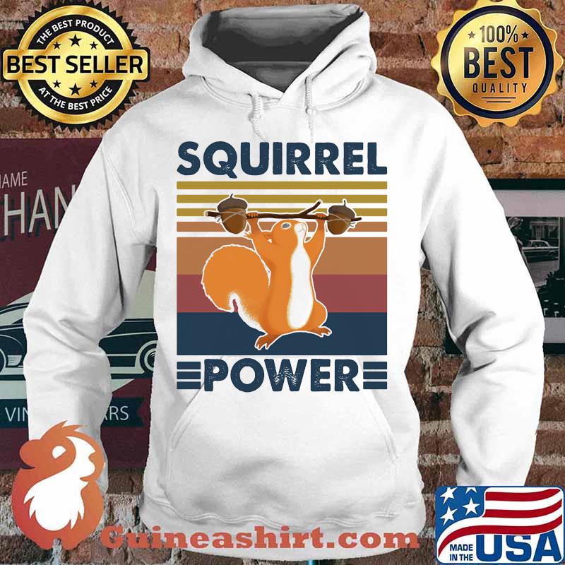 Squirrel power vintage retro s Hoodie