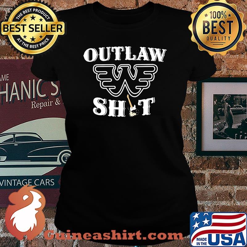 Symbol waylon jennings logo outlaw shit s Laides tee