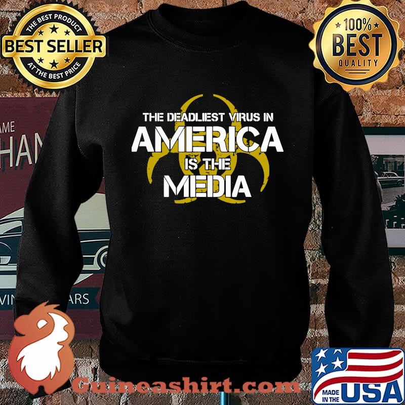The deadliest virus in america is the media symbol s Sweater